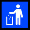Litter in Bin Sign emoji on Microsoft